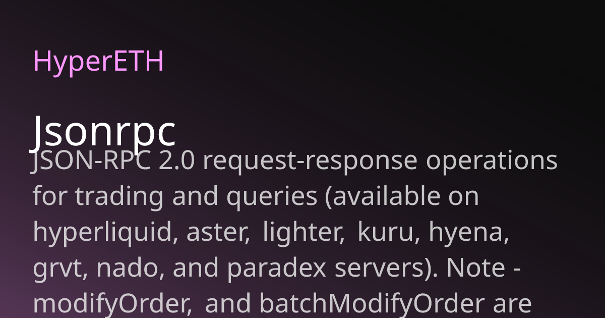 Jsonrpc